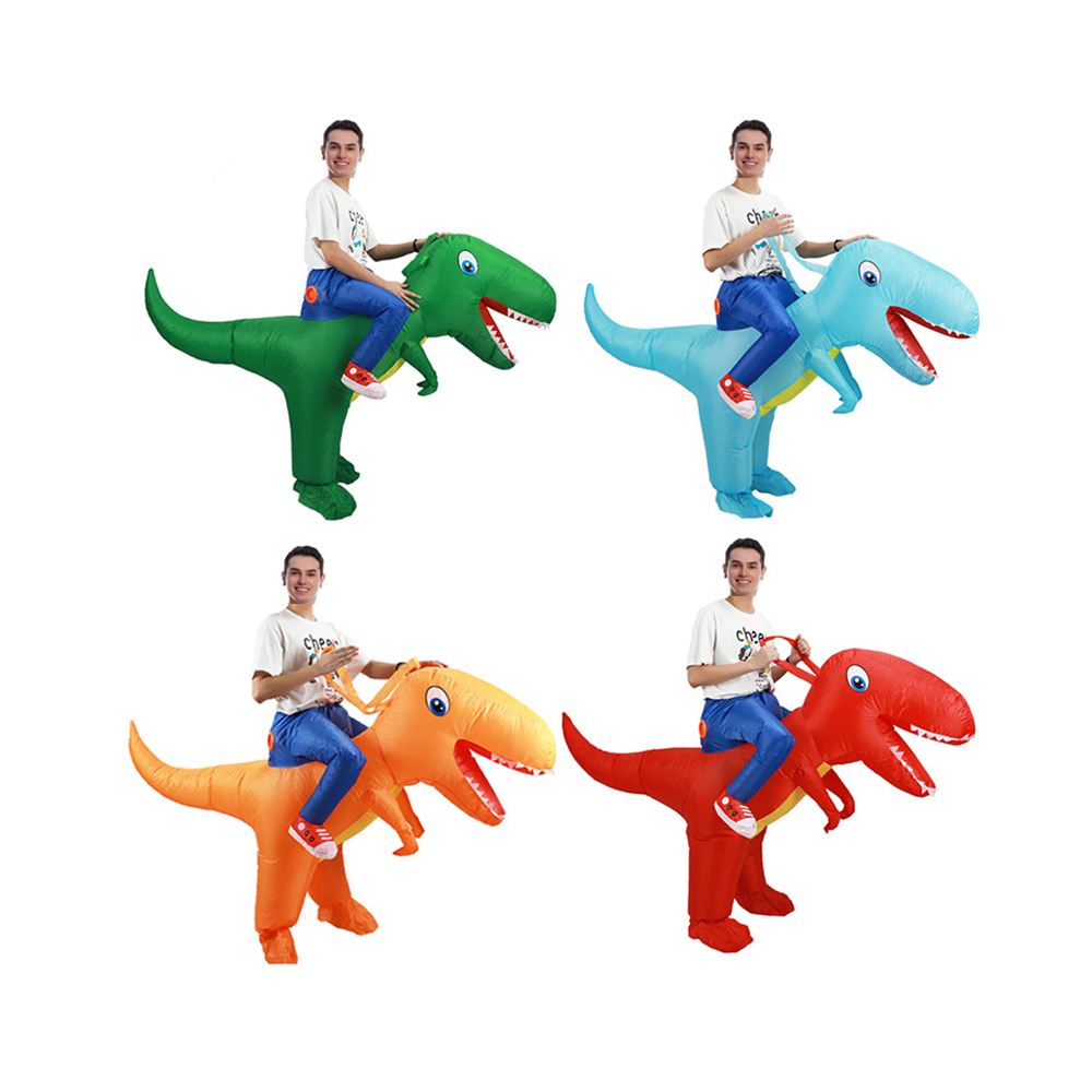 Inflatable Dinosaur Costume Adult - AdultHot Kids Groene Opblaasbare Dinosaurus Kostuum