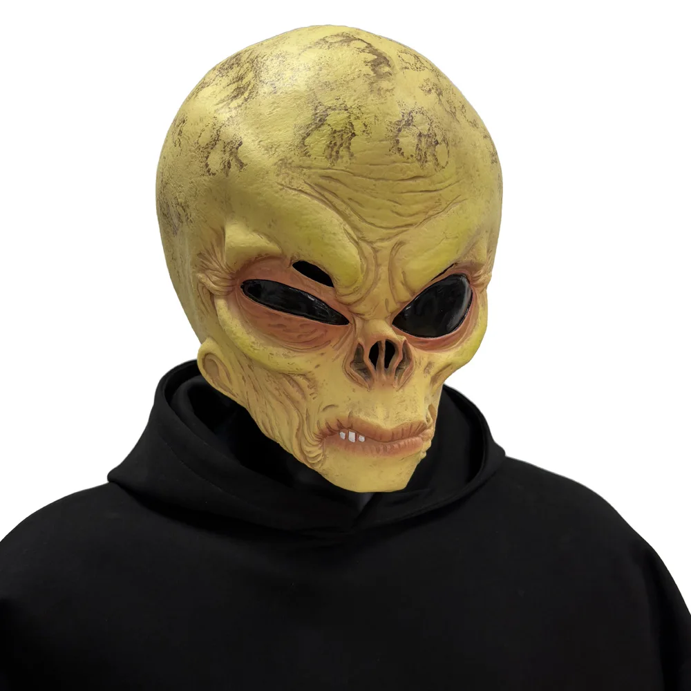 Grappig buitenaards schedelmas - Latex Alien Mask Realistic recensie en prijs
