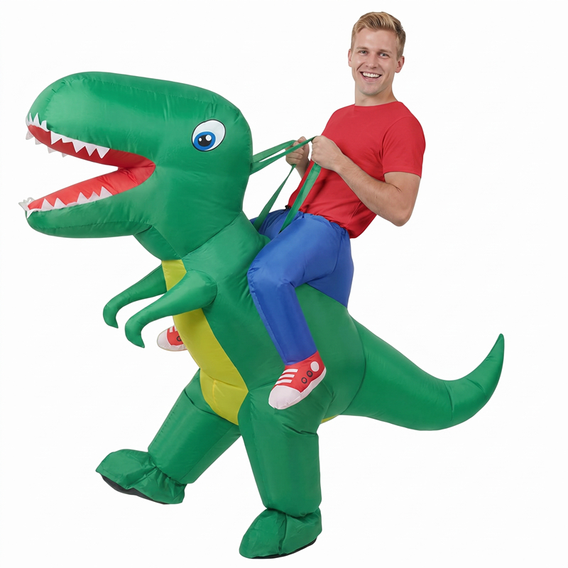 Opblaasbaar T-Rex-kostuum voor - Inflatable Dinosaur Costume Adult recensie en prijs