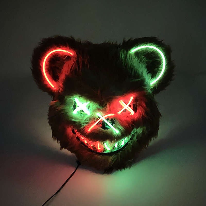 Halloween Verlicht Horror Dier - Led Purge Mask Halloween recensie en prijs
