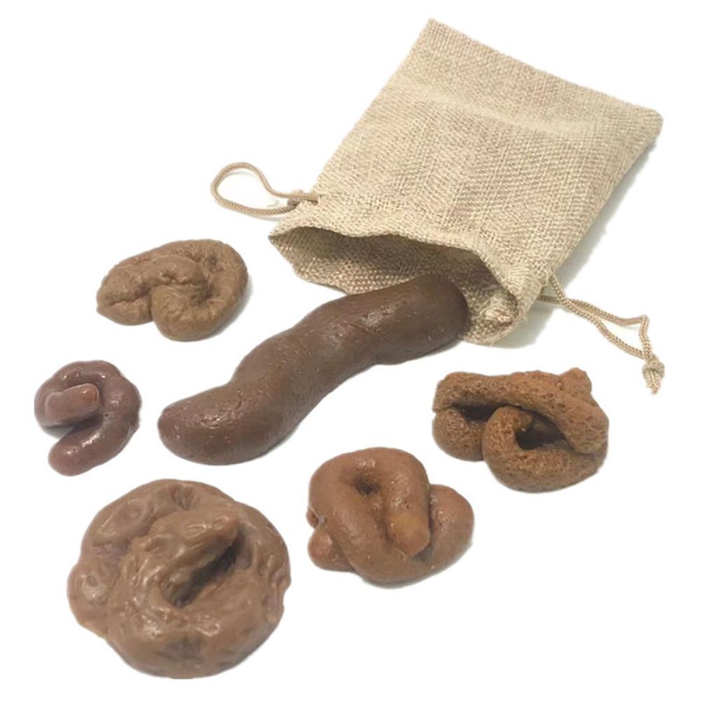 6 stuks grappige antistress ga - Fake Poop Gag Gift recensie en prijs
