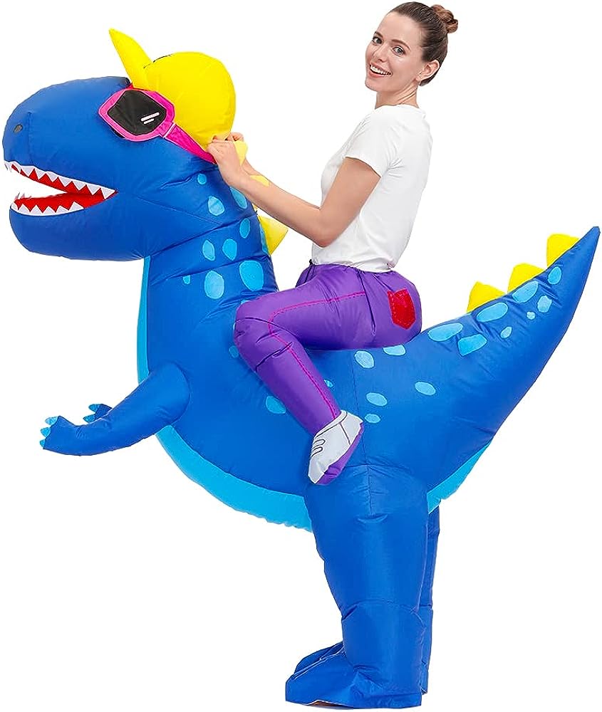 Opblaasbaar dinosauruskostuum  - Inflatable Dinosaur Costume Adult recensie en prijs