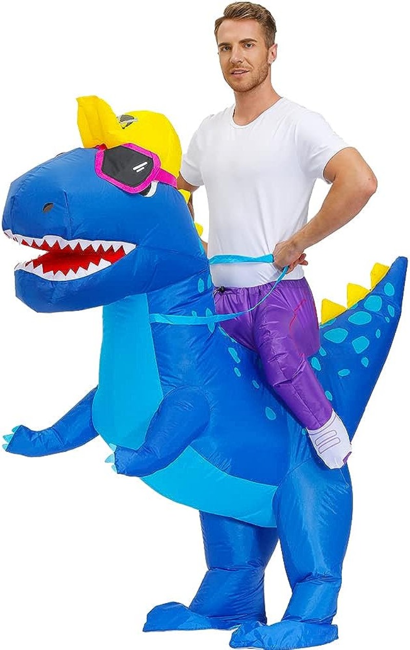 Opblaasbaar dinosauruskostuum  - Inflatable Dinosaur Costume Adult recensie en prijs